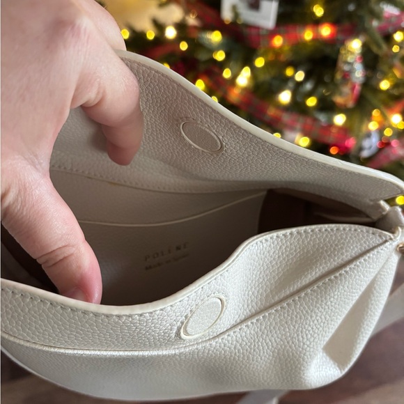 Polene Tonca Shoulder Bag in chalk - Picture 3 of 4